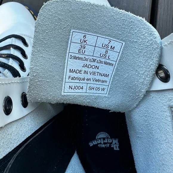 Dr Martens Jadon Boot Smooth Leather Platforms - Picture 7 of 8